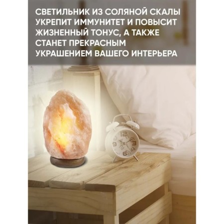 Salt lamp Ergopower ER 501, 220 V, 15 W, 2-3 kg-10