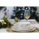 Porcelain shade “Festive mood”, 580 ml, d = 15.5 cm, white color, white