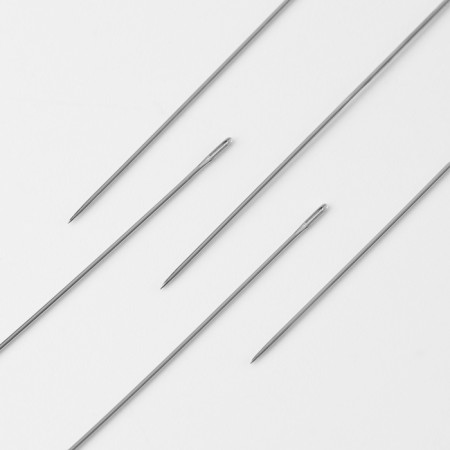 Sewing needles for beads No. 10, d = 0.5 mm, 25 pcs, HN-30-3