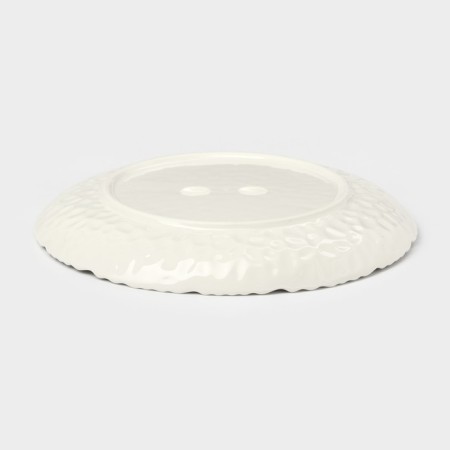 Ceramic dessert “airiness”, d = 20.5 cm, white color-2