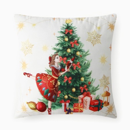 Ethel Ballerina pillow, 40*40 cm, velor, 100% p/e-2