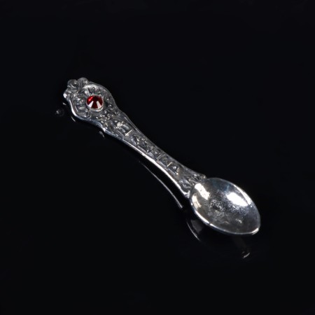 Kosheel souvenir "A spoon-belly. Patriotic", tin, 4.5x1x0.5 cm-1