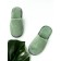 Slippers female closed nose, size 36-38, emerald color