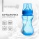 A bottle for feeding, a wide throat, from 6 months, 300 ml., Blue color