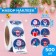 Stickers in the roll "Preparation for the holiday", 500 pcs, 2.5 x 2.5 cm