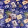 Glossy packaging paper "New Year's mail", 68 x 100 cm
