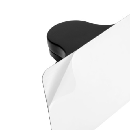 Holder for shower watering can Zein Z104, adjustable, self -adhesive, black-9