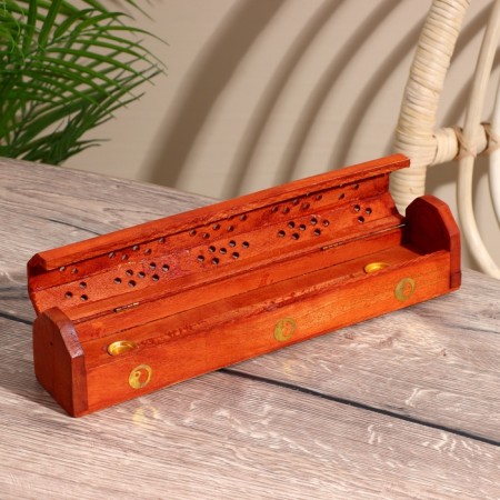 Box for incense "yin-yang" tree kikar 30 cm-3