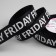 Republic tape "Friday", 25 mm, 23 ± 1 m, white/black color