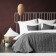 Jerry set: covering 160 x 220 cm, pillowcase 40 x 40 cm - 2 pcs, color gray