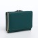 Women's wallet on the button, the color is dark green