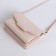 Women's bag with lightning, white color