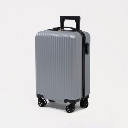 Small suitcase 20 ", code castle, silver color
