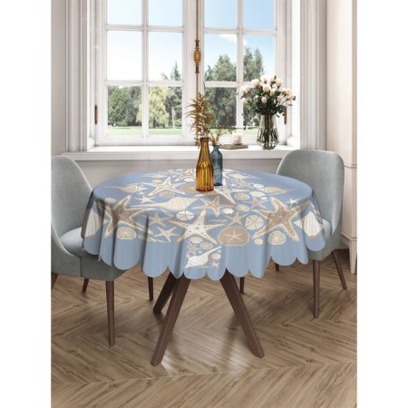 The tablecloth "Star tree", round, Saten, d = 150 cm-2