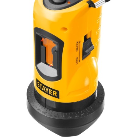 Laser Laser Stayer 34960-1, 2 rays, 10 m, ± 4 °, ± 0.5 mm/m, 5/8 "-10