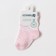 Socks children's baby I'm "bunny", pink color, 10-12 cm