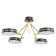 Antecu chandelier 4XLED 104W 3000-6000K black and gold 65x65x27 cm Bayerlux