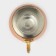 Copper mug, 400 ml, d = 7.5 cm, h = 9 cm, brass handle, with a pattern, 1 variety