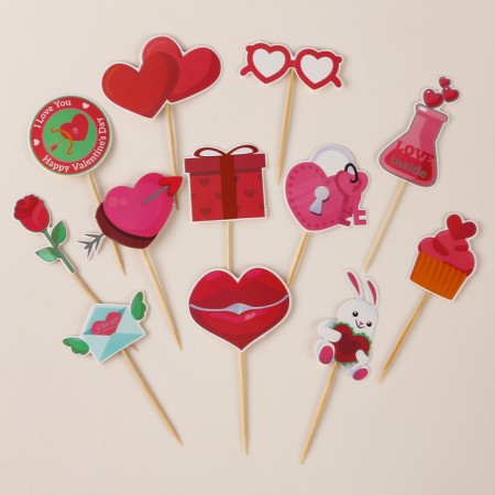 Skewers "for lovers", set of 12 pcs.-1