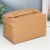 Casket to the leatherette to decorates the chest "Caramel python" Combined 13x15x21.5 cm