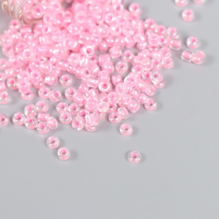 8/0 beads in the bottle "translucent with a centrality. Fuchsia" shines under UV 20 g 6x2x2 cm-2