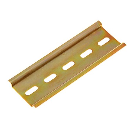 DIN-RAKA L 100, galvanized, yellow color
