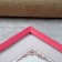 Photo frame Pine C14 21x30 cm, 088 Pink (plastic screen)