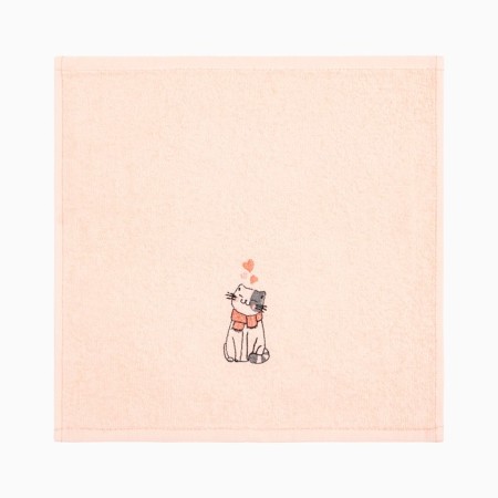 A set of towels "cats" 30x30 cm-3pcs, 100% cotton 340 g/m2-3
