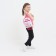Baby backpack on lightning, pink color