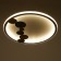 Causteen with PDU 2215/1 LED 122W Dimmer gray-gold 50x50x7 cm Bayerlux