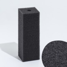 Rectangular sponge for the filter, series F, 5.5 x 6 x 17 cm, gray