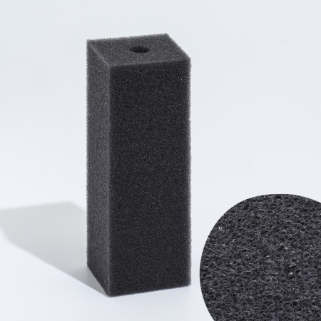 Rectangular sponge for the filter, series F, 5.5 x 6 x 17 cm, gray