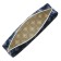 School Penal on the zipper Calligrata "Clover four -leaved", blue