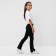 Children's pants with cuts KAFTAN, p. 38 (146-152 cm), black