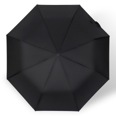 Semi -automatic umbrella "monoton", 3 additions, 8 spokes, r = 49 cm, black color-5