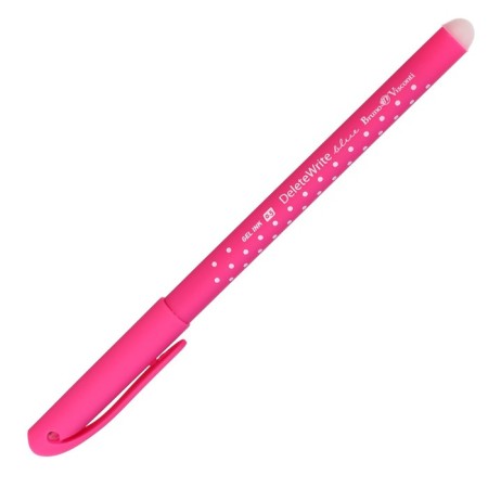 Gel handle with erased Deletewrite Art ink “Golsheki”, node 0.5 mm, blue ink, matte case Silk Touch, mix-1