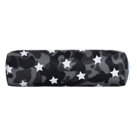School Penal on the zipper Calligrata "Millitari", gray-2