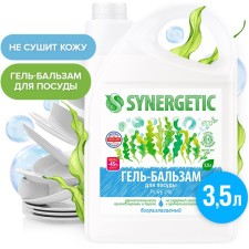 Gel-balm for washing dishes and children's toys Synergetic pure 0%, biodegradable, 3.5l