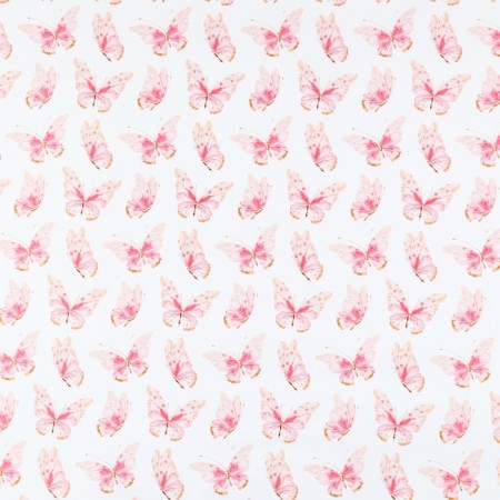 Paper Glossy Pink "Pink Butterflies", 70 x 100 cm-1