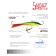 Balancir Lucky John Fin 4 + tee, 6 cm, 26rt blister color