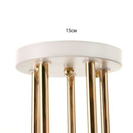 Adelela chandelier 5he27 40W white-gold 65x65x26 cm Bayerlux-4