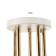 Adelela chandelier 5he27 40W white-gold 65x65x26 cm Bayerlux