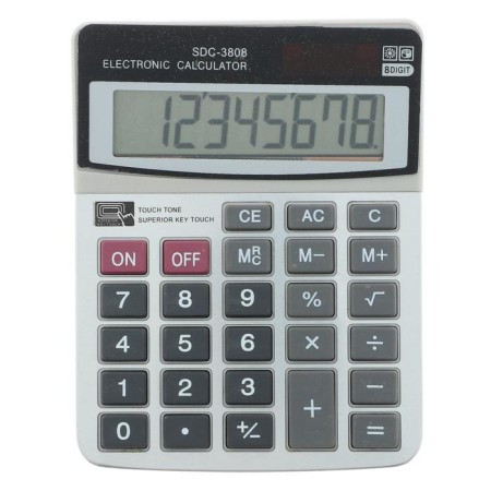 Desktop calculator, 8 - discharge, SDC - 3808