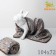Animal blanket "With Love", 104 x 72 cm, gray