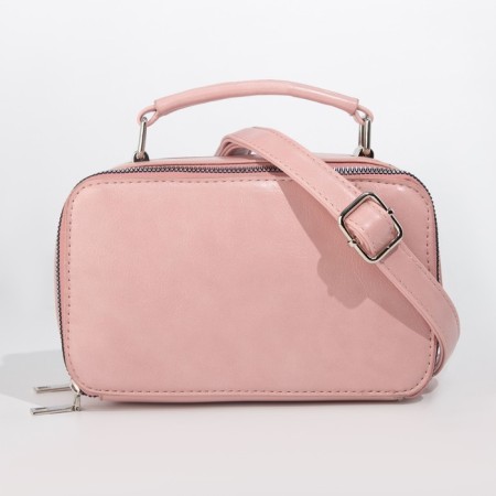 Cross-Body bag, pink color