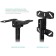 Black Black 32 "-80" Max. 68.2kg Ceiling Turn and Tilt 1004719