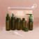 Storage set, in a case, 6 items, with marking, green color