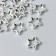 Busina for creativity Metal "Star" silver 0.4x1.4x1.4 cm