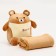Soft toy "Bear" with a blanket, 35 cm