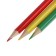 Pencils 18 flowers, wooden body, triangular